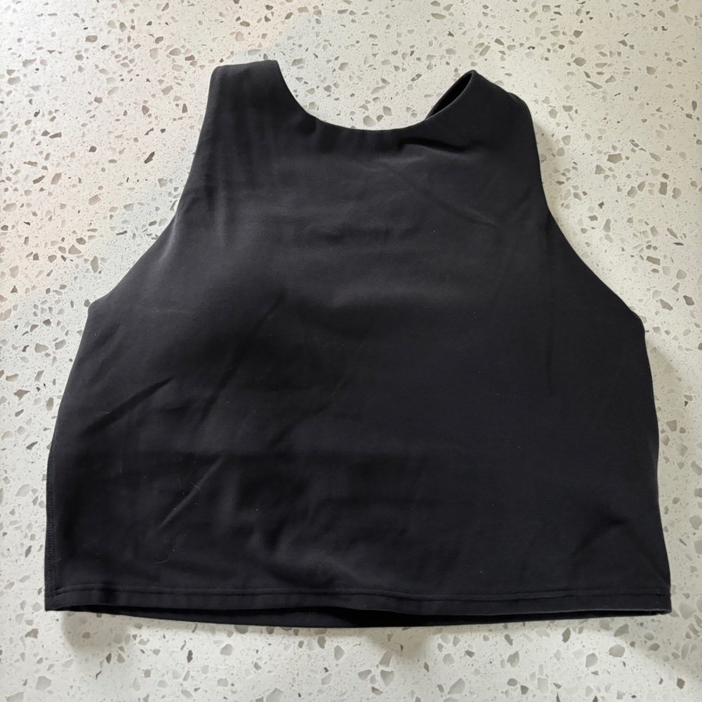 SOLD Athleta Align Black Crop Tank Size Small